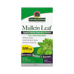 Nature’s Answer - Mullein Leaf, 90 Capsules