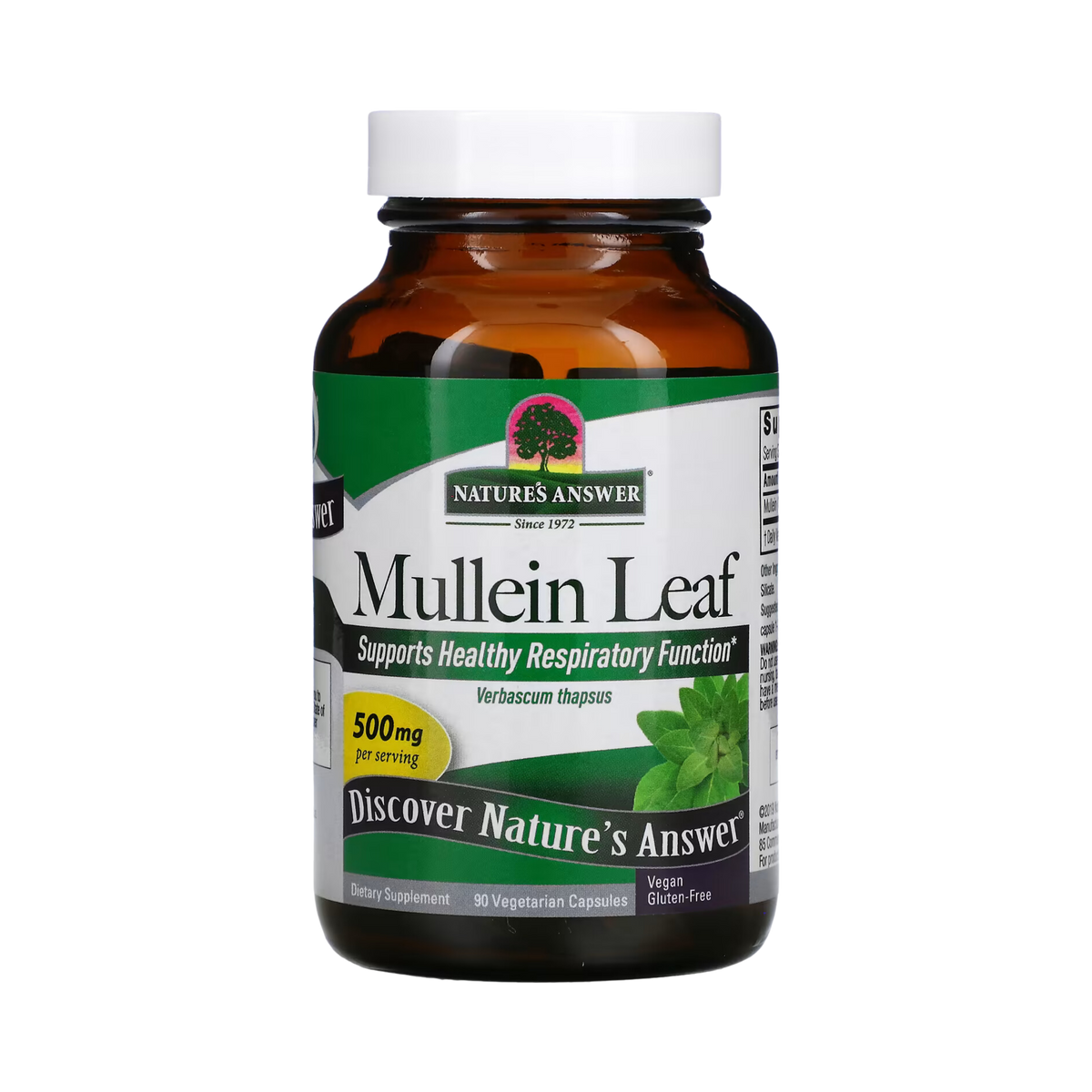 Nature’s Answer - Mullein Leaf, 90 Capsules