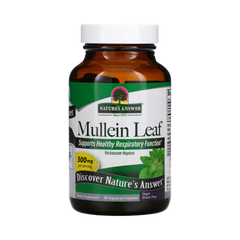 Nature’s Answer - Mullein Leaf, 90 Capsules