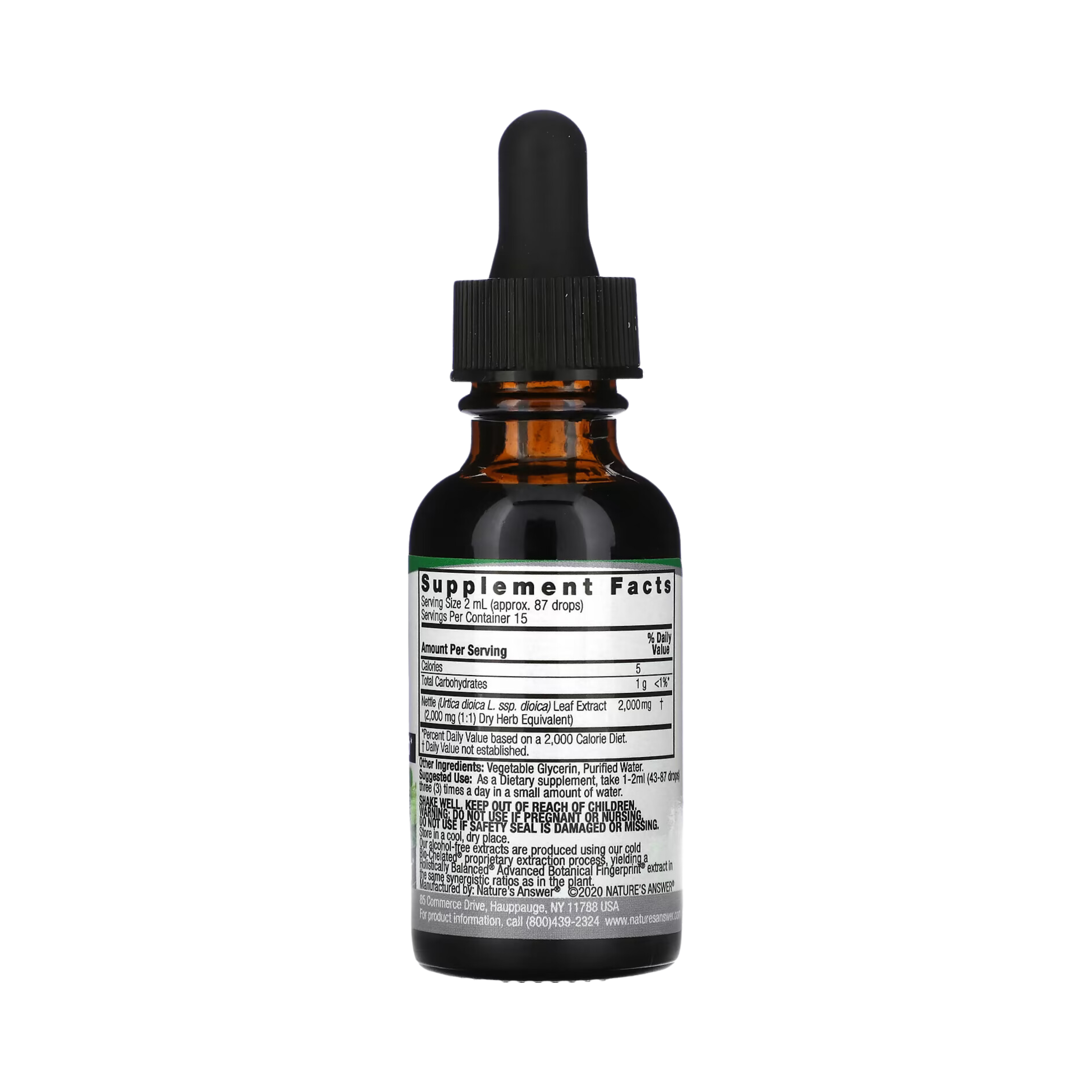 Nature’s Answer - Nettles Alcohol Free Extract, 1 Oz