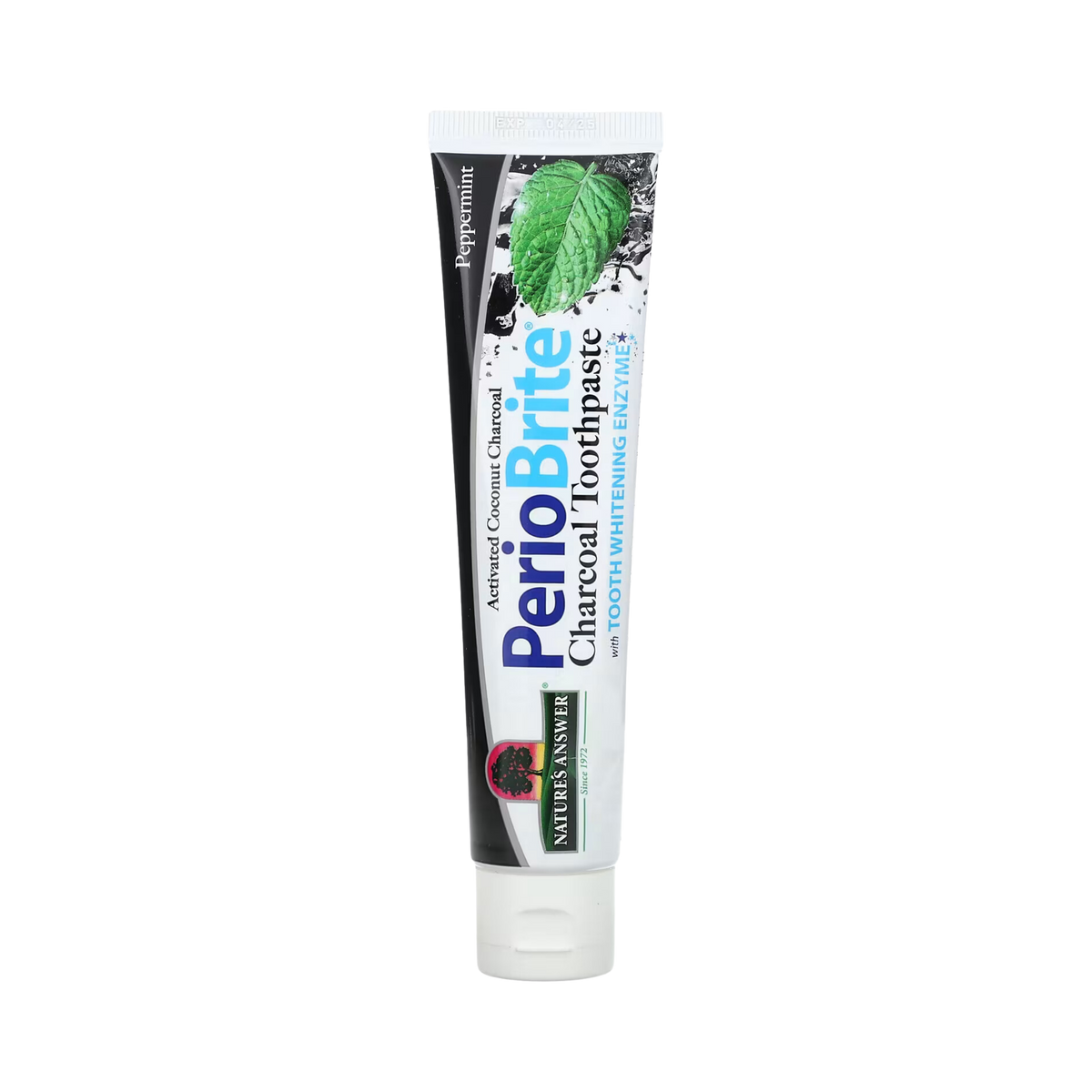 Nature's Answer - PerioBrite Charcoal Toothpaste, Peppermint, 4 oz