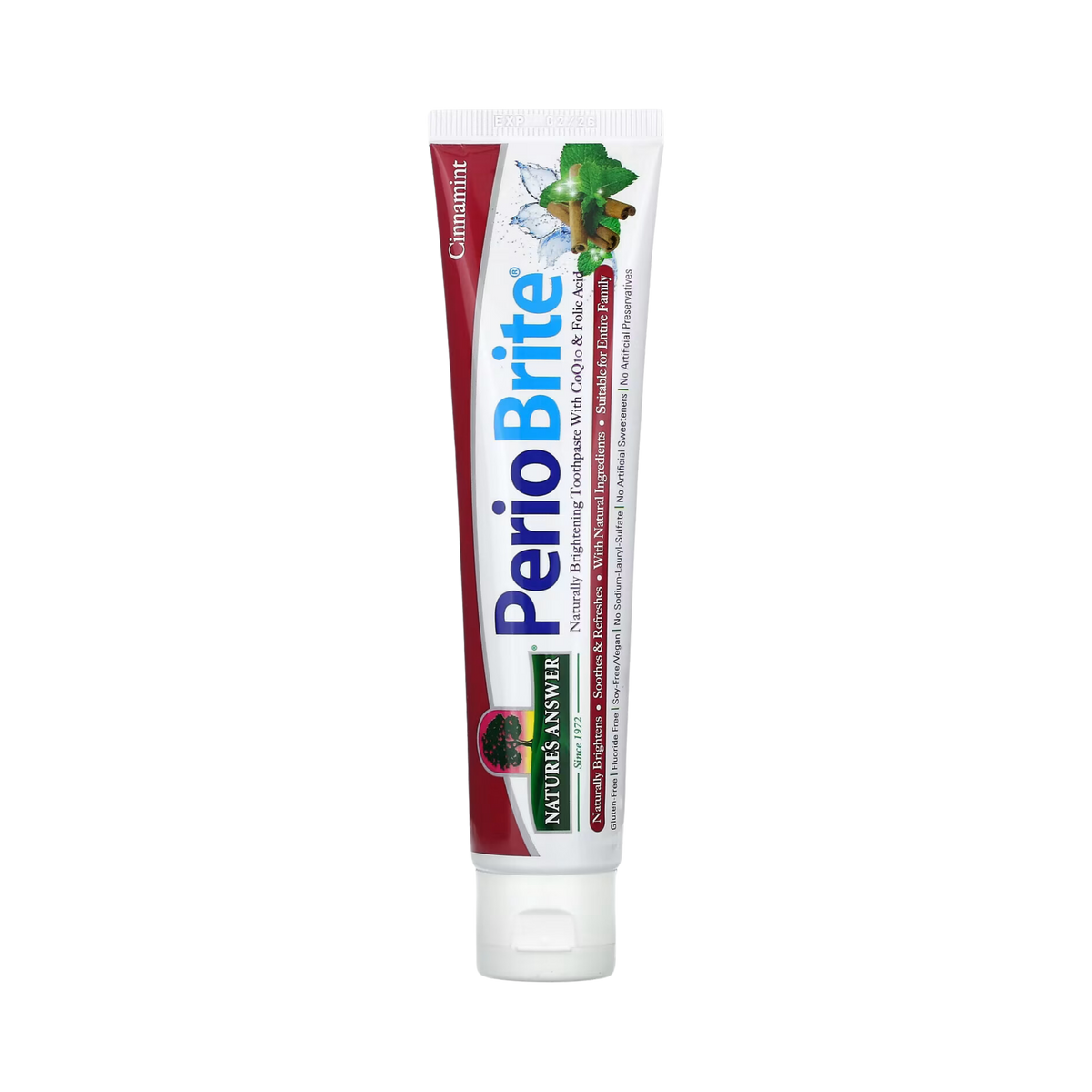 Nature’s Answer - Periobrite Natural Toothpaste Cinnamint, 4 Oz