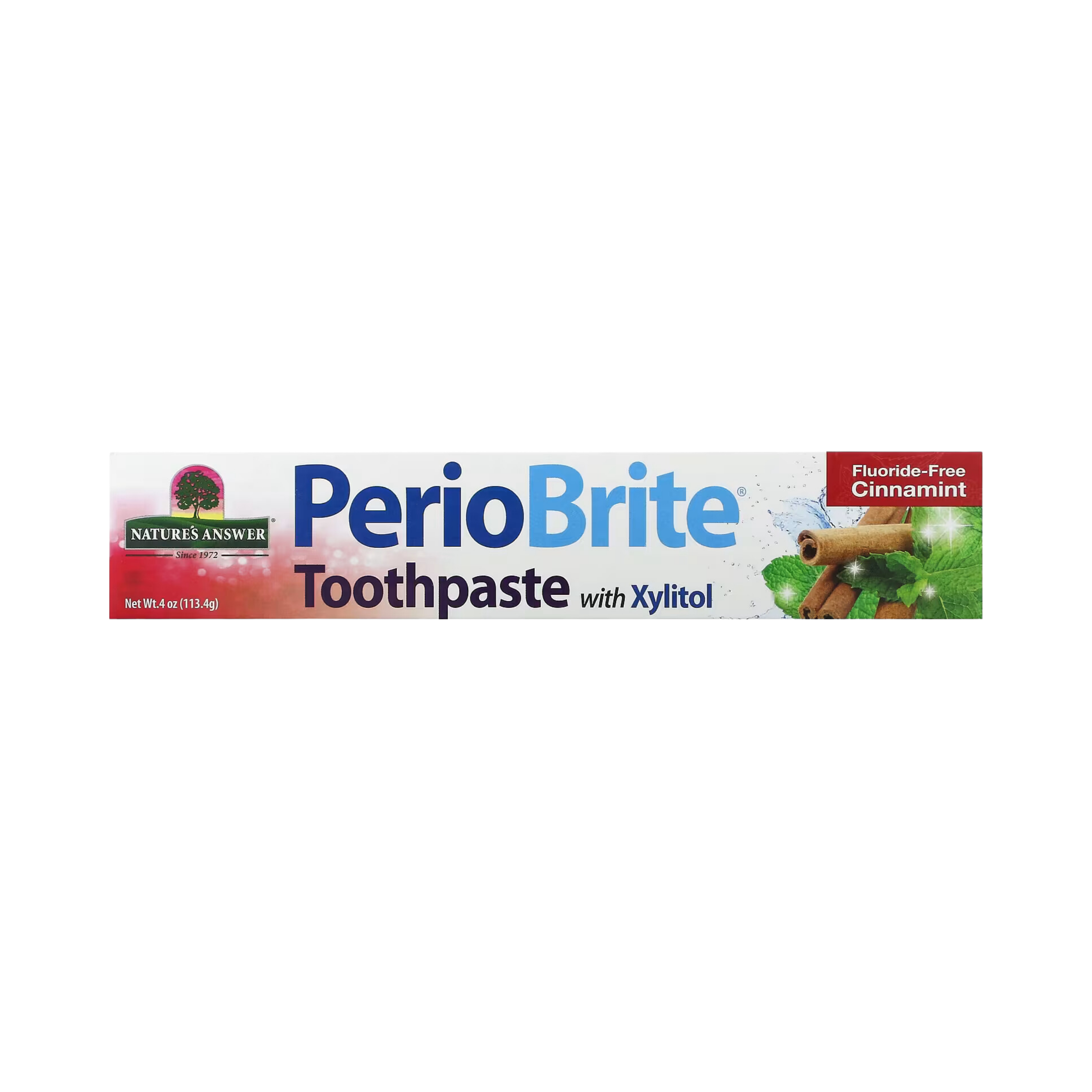 Nature’s Answer - Periobrite Natural Toothpaste Cinnamint, 4 Oz