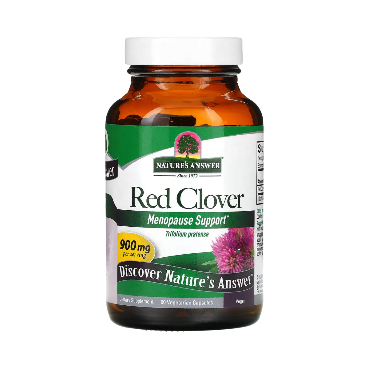 Nature's Answer - Red Clover, 90 Vegetarian Capsules