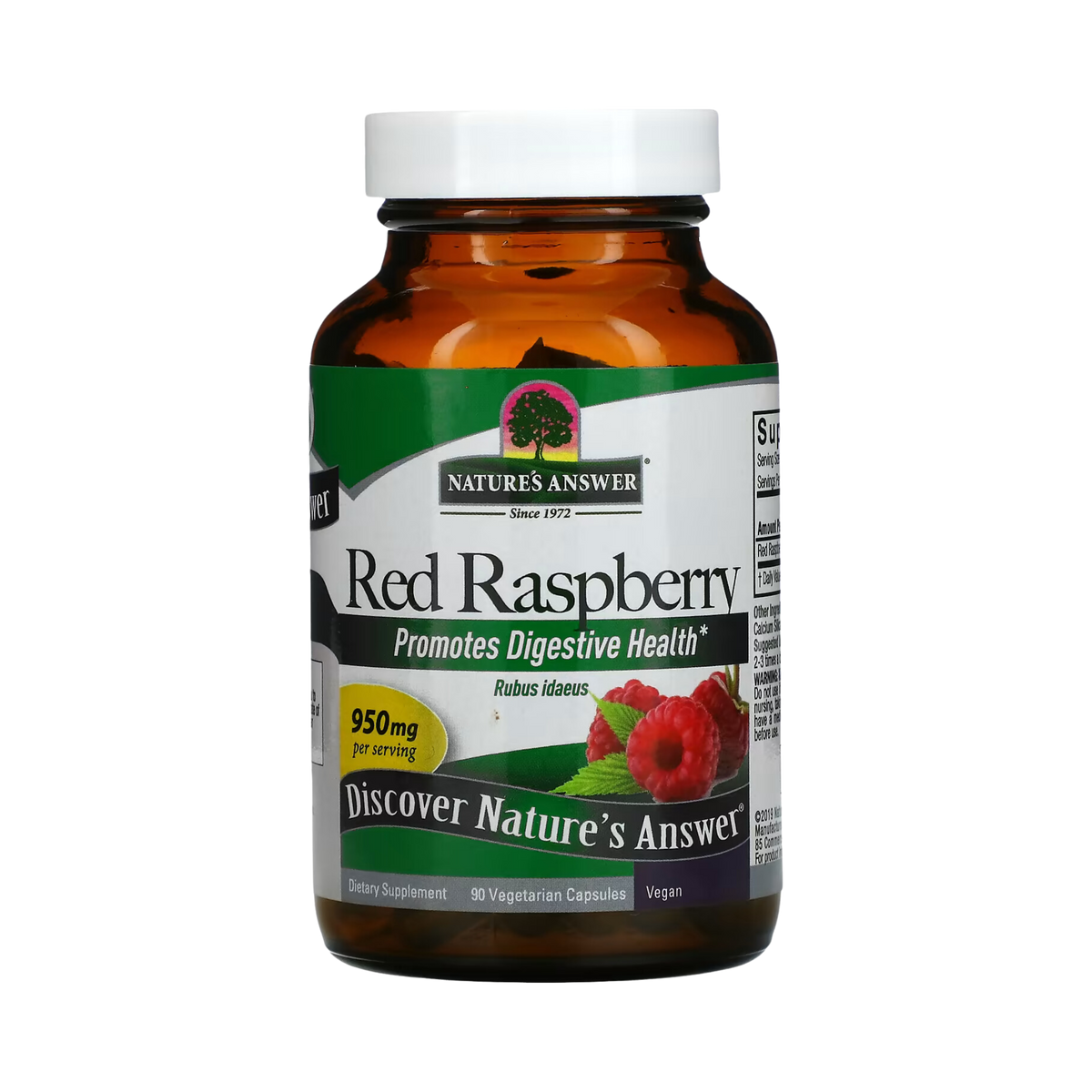 Nature’s Answer - Red Raspberry Leaf, 90 Capsules