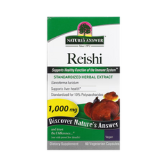 Nature's Answer - Reishi, 60 Vegetarian Capsules