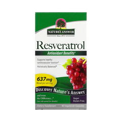 Nature’s Answer -  Resveratrol 250 mg, 60 Capsules