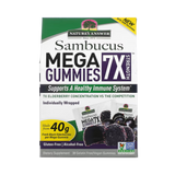 Nature's Answer - Sambucus Mega Gummies 7X Strength, Black Elderberry, 30 Gummies