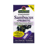 Nature's Answer - Sambucus + Probiotic, 60 Vegan DuoCap Capsules