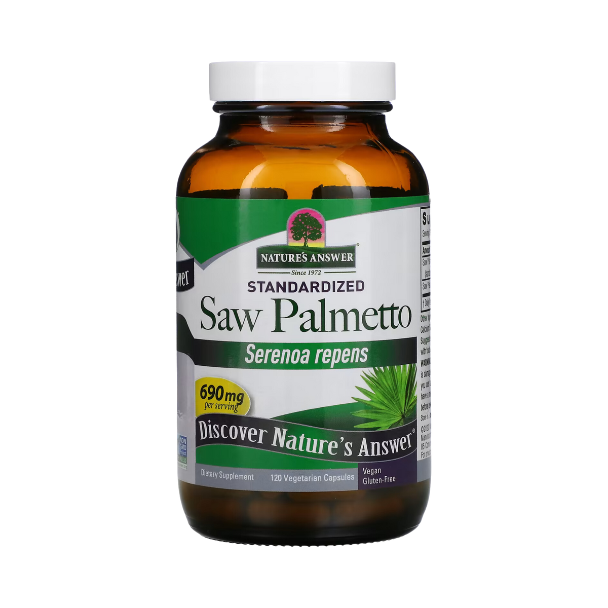 Nature’s Answer - Saw Palmetto Berry Extract, 120 Capsules