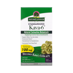 Nature's Answer - Standardized Kava-6 , 90 Vegetarian Capsules