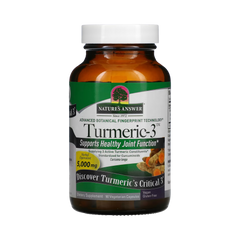 Nature's Answer - Turmeric-3, 90 Vegetarian Capsules