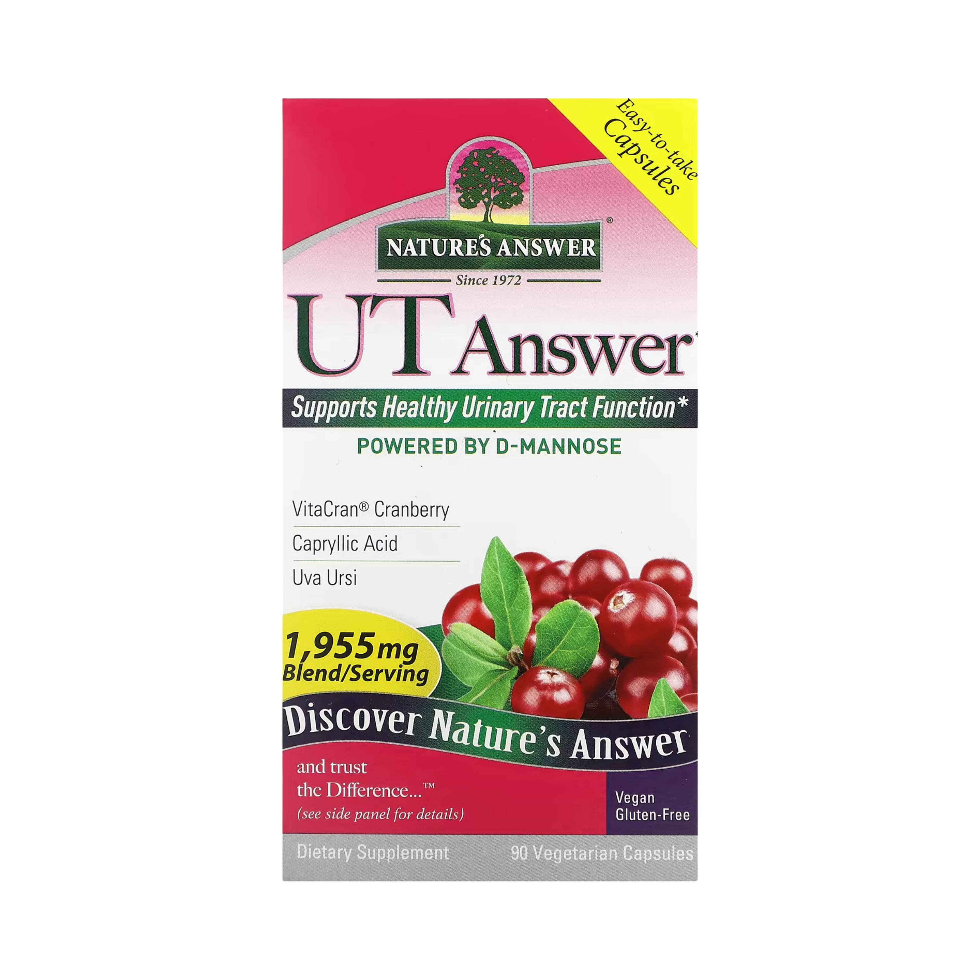 Nature's Answer - UT Answer, 90 Vegetarian Capsules