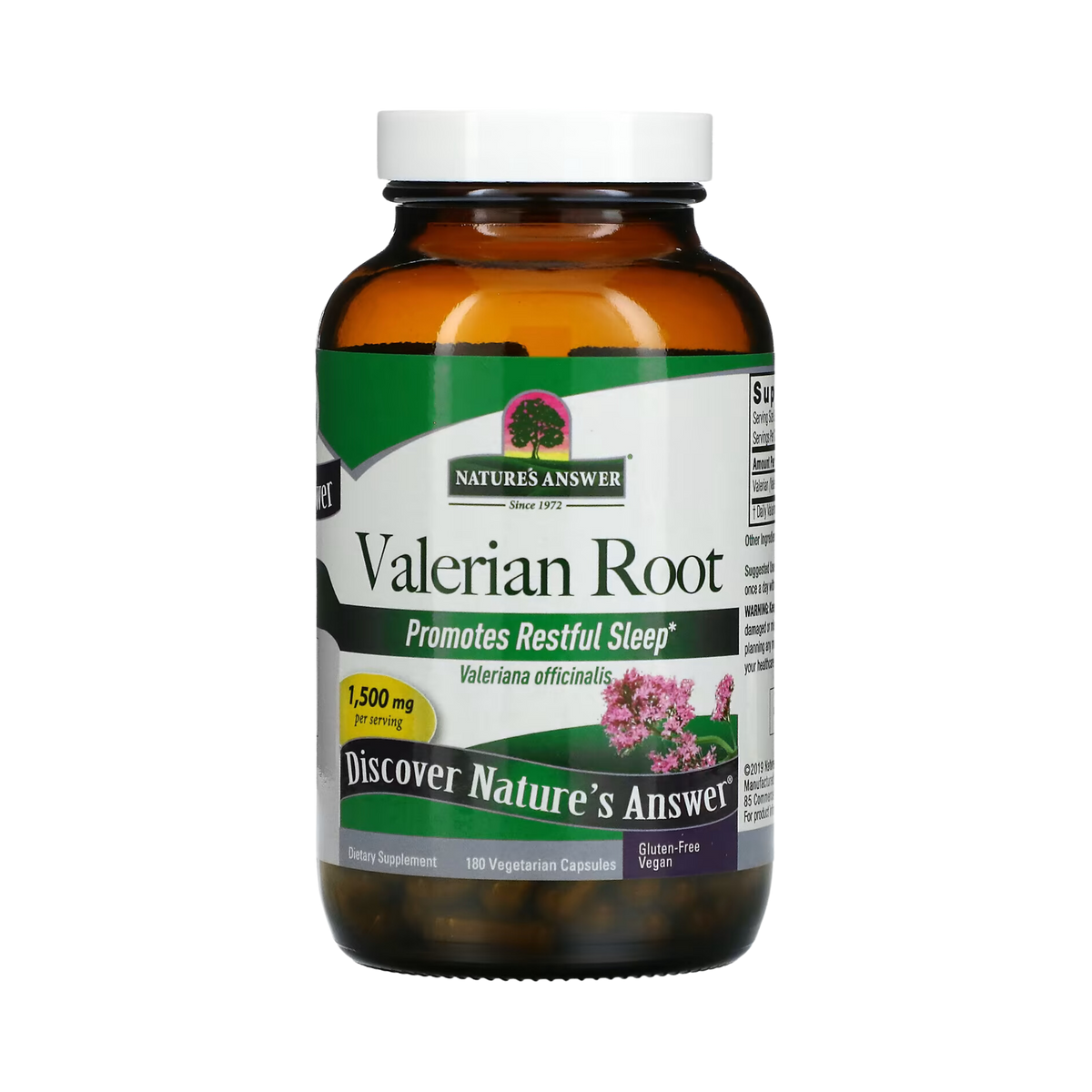 Nature’s Answer - Valerian Root, 180 Capsules