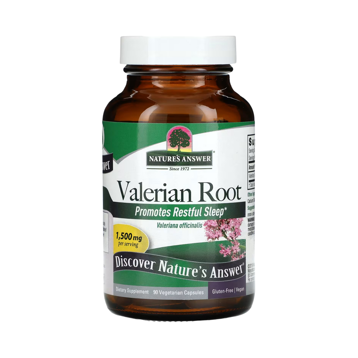 Nature's Answer - Valerian, 90 Vegetarian Capsules