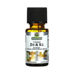 Nature's Answer - Vitamin D3 & K2, 0.5 OZ