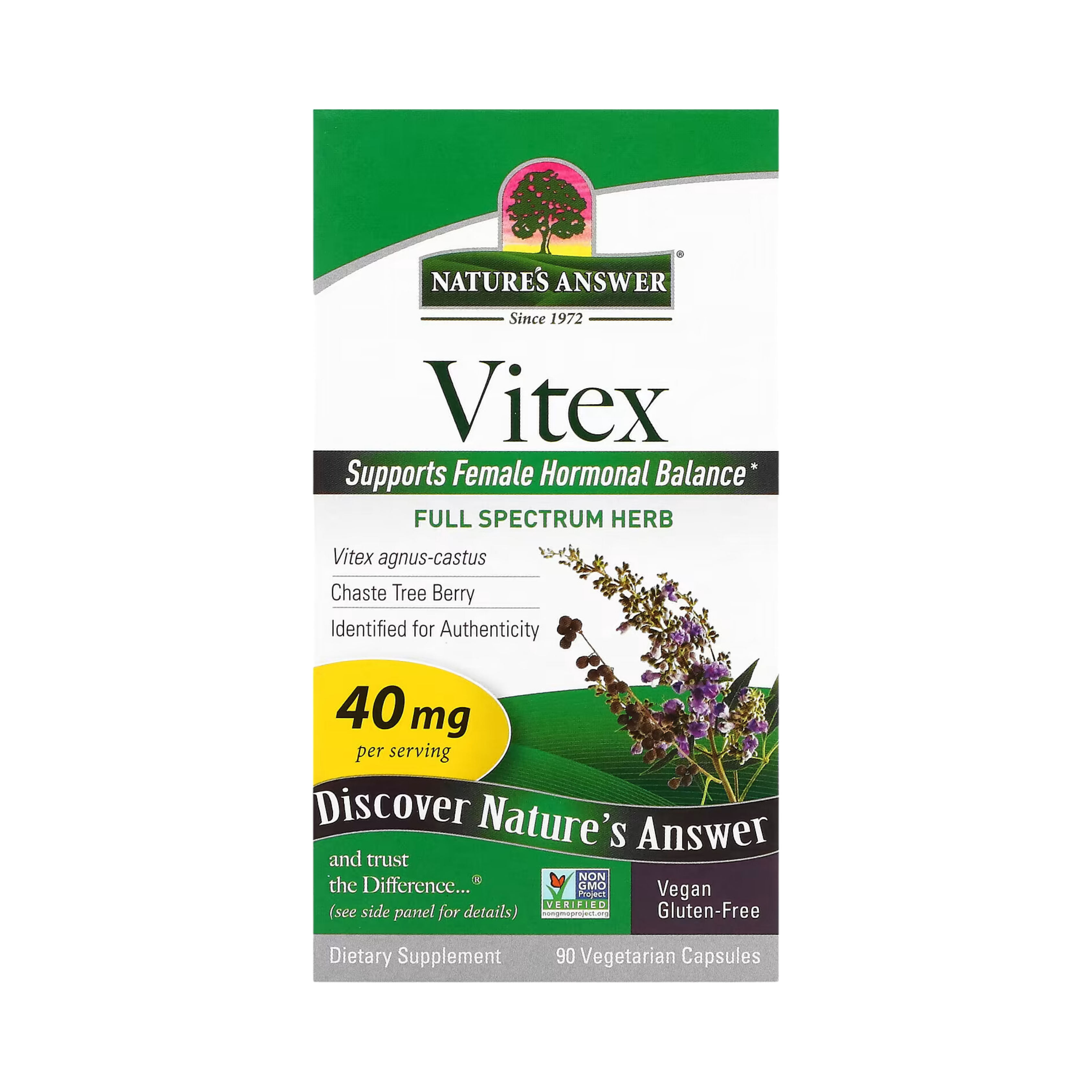 Nature’s Answer - Vitex Agnus-Castus, 90 Capsules