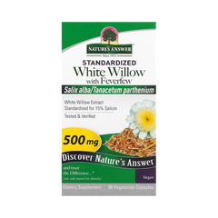 Nature’s Answer - White Willow With Feverfew, 60 Capsules