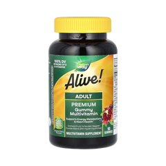 Nature's Way, Alive! Adult Premium Multivitamin Gummies, 90 Capsules