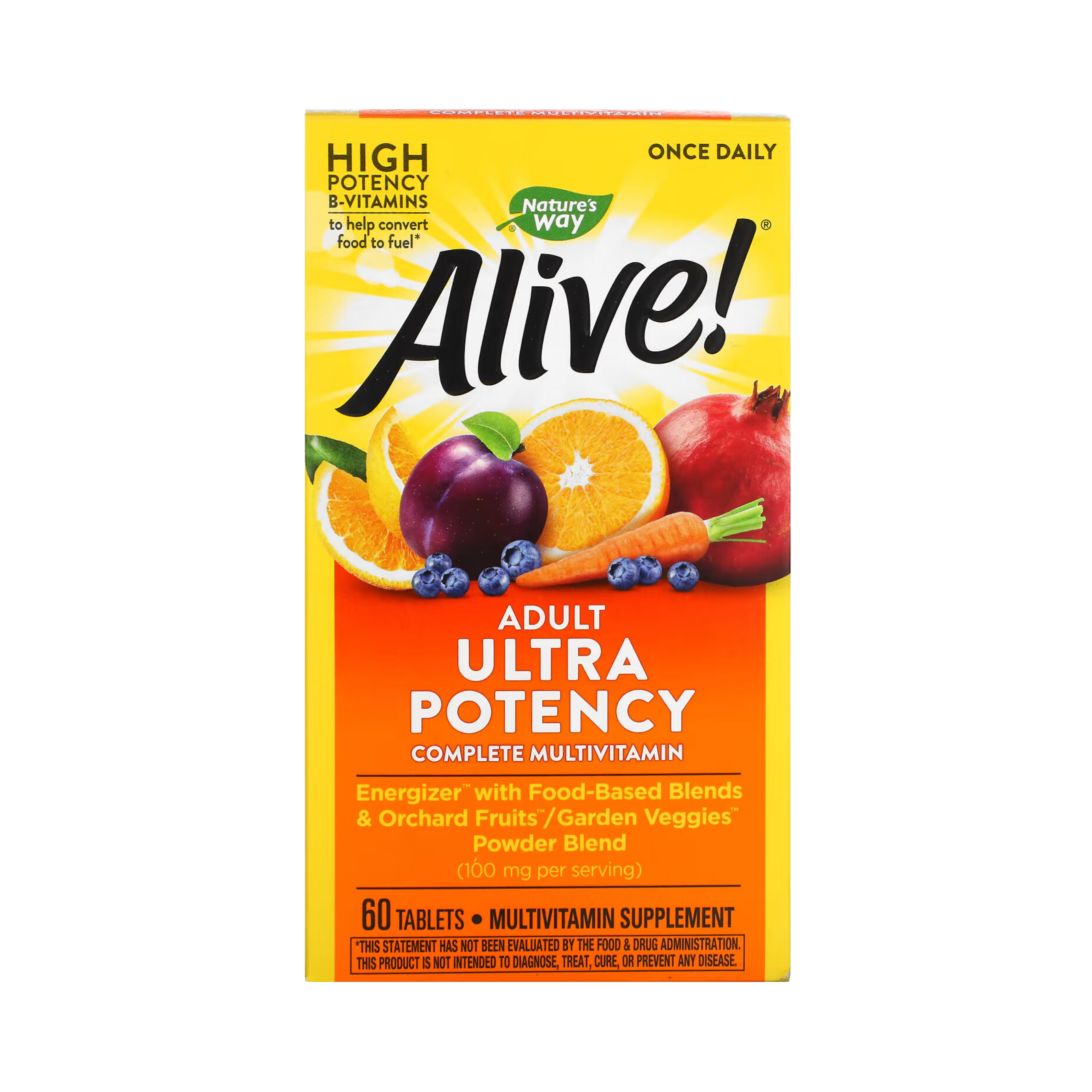 Nature's Way, Alive! Adult Ultra Potency Complete Multivitamin, 60 Tablets