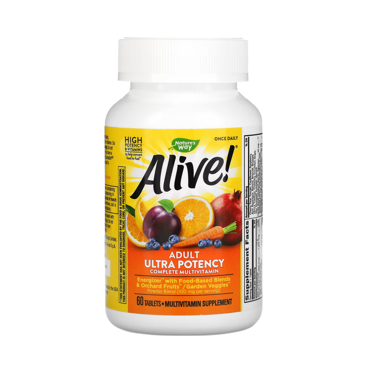 Nature's Way, Alive! Adult Ultra Potency Complete Multivitamin, 60 Tablets