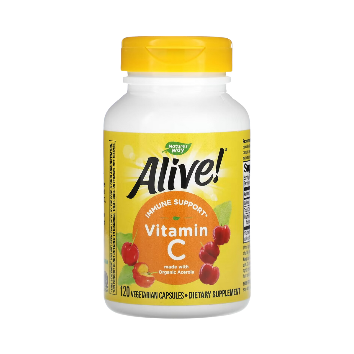 Nature's Way, Alive! Vitamin C, 120 Capsules