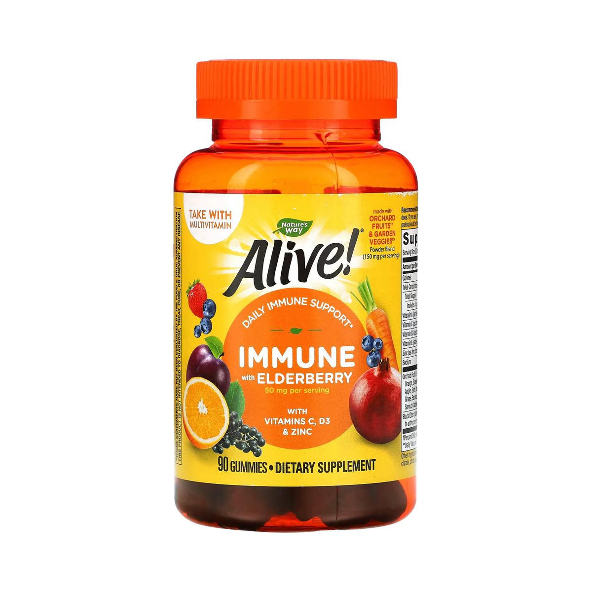 Nature's Way, Alive! Immune Gummies, 90 Gummies