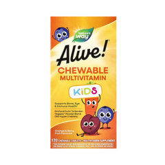 Nature's Way, Alive! Kids Chewable Multivitamin, 120 Tabs