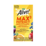 Nature's Way, Alive! Max3 Potency Multivitamin,No Iron, 60 Capsules