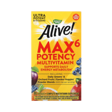 Nature's Way, Alive! Max6 Potency Multivitamin, No Added Iron, 90 Capsules