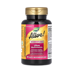 Nature's Way, Alive! Women’s 50+ Ultra Potency Multivitamin, 60 Tabs