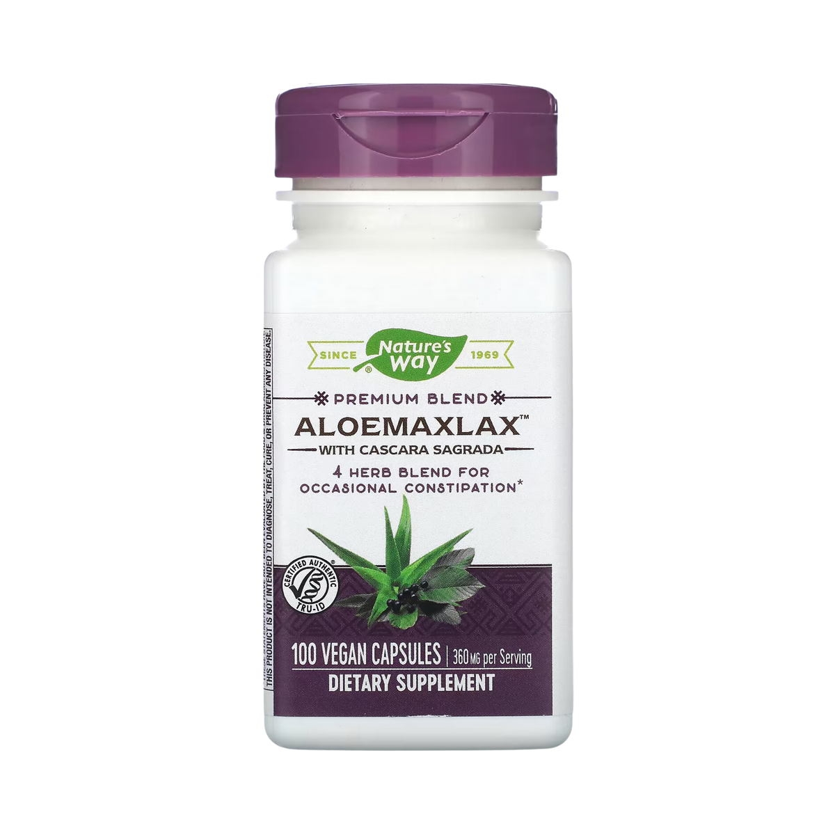 Nature's Way, AloeMaxLax, 100 Capsules