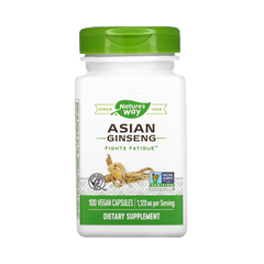 Nature's Way, Asian Ginseng, 100 Capsules