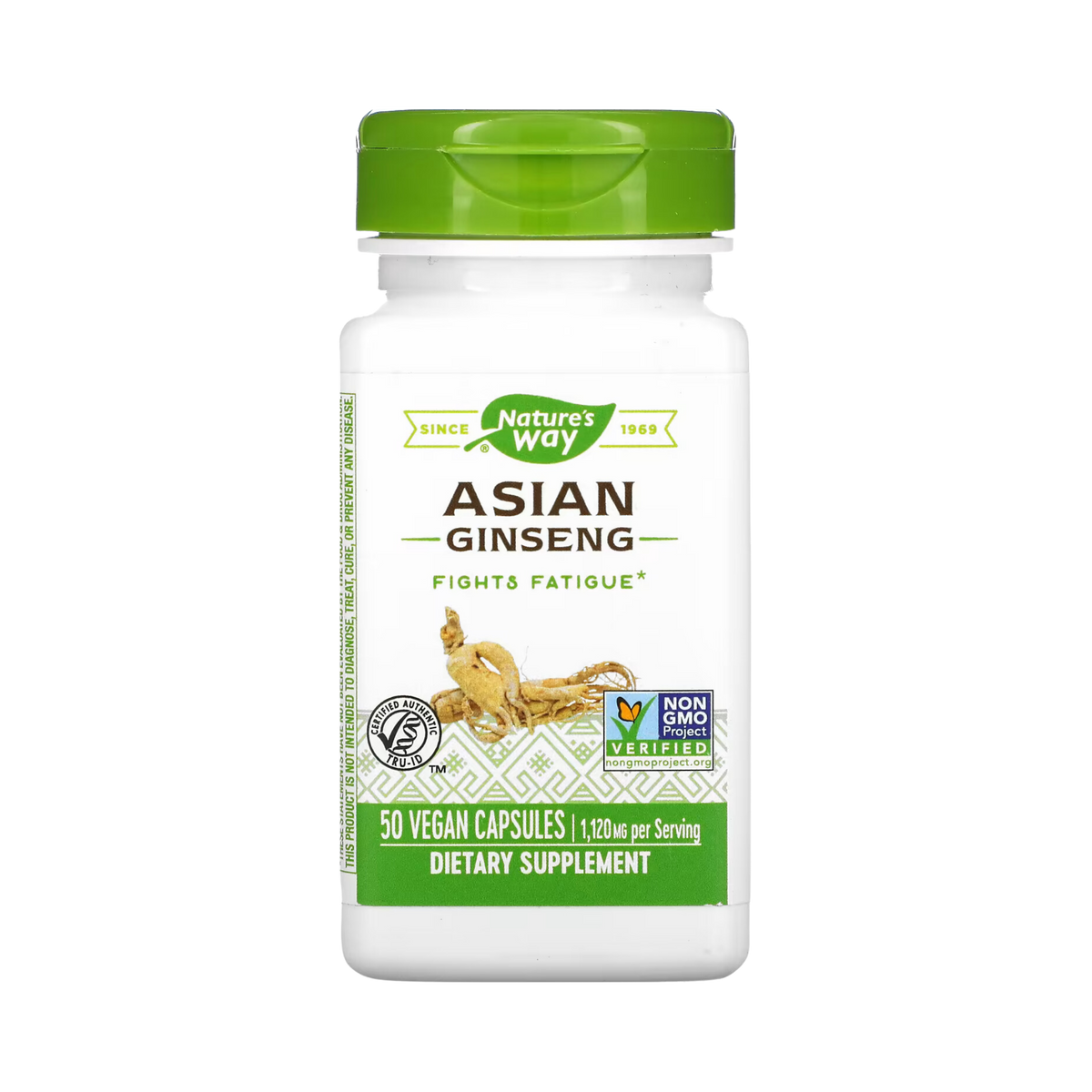 Nature's Way, Asian Ginseng, 50 Capsules