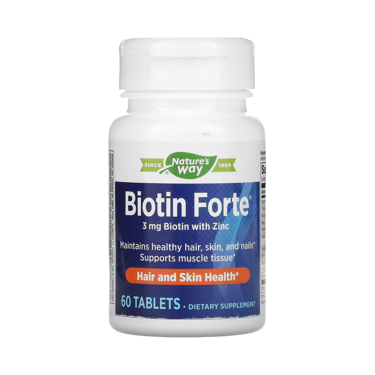 Nature's Way, Biotin Forte, 60 Tablets