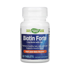 Nature's Way, Biotin Forte, 60 Tablets