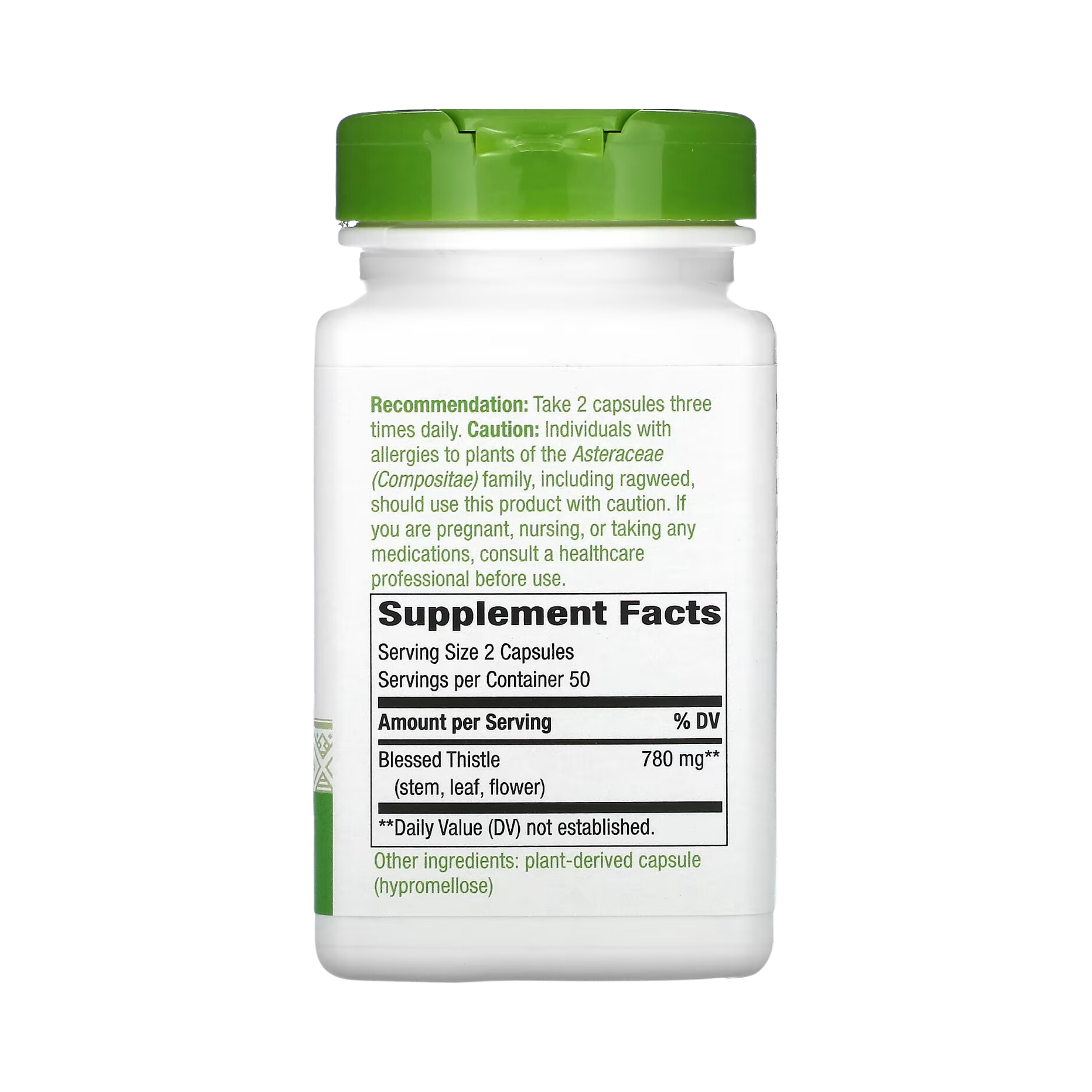 Nature's Way, Blessed Thistle, 100 Capsules