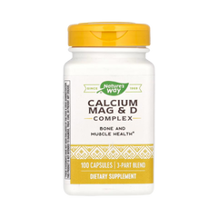 Nature's Way, Calcium Mag Vitamin-D, 100 Capsules