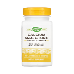 Nature's Way, Calcium Mag Zinc, 100 Capsules