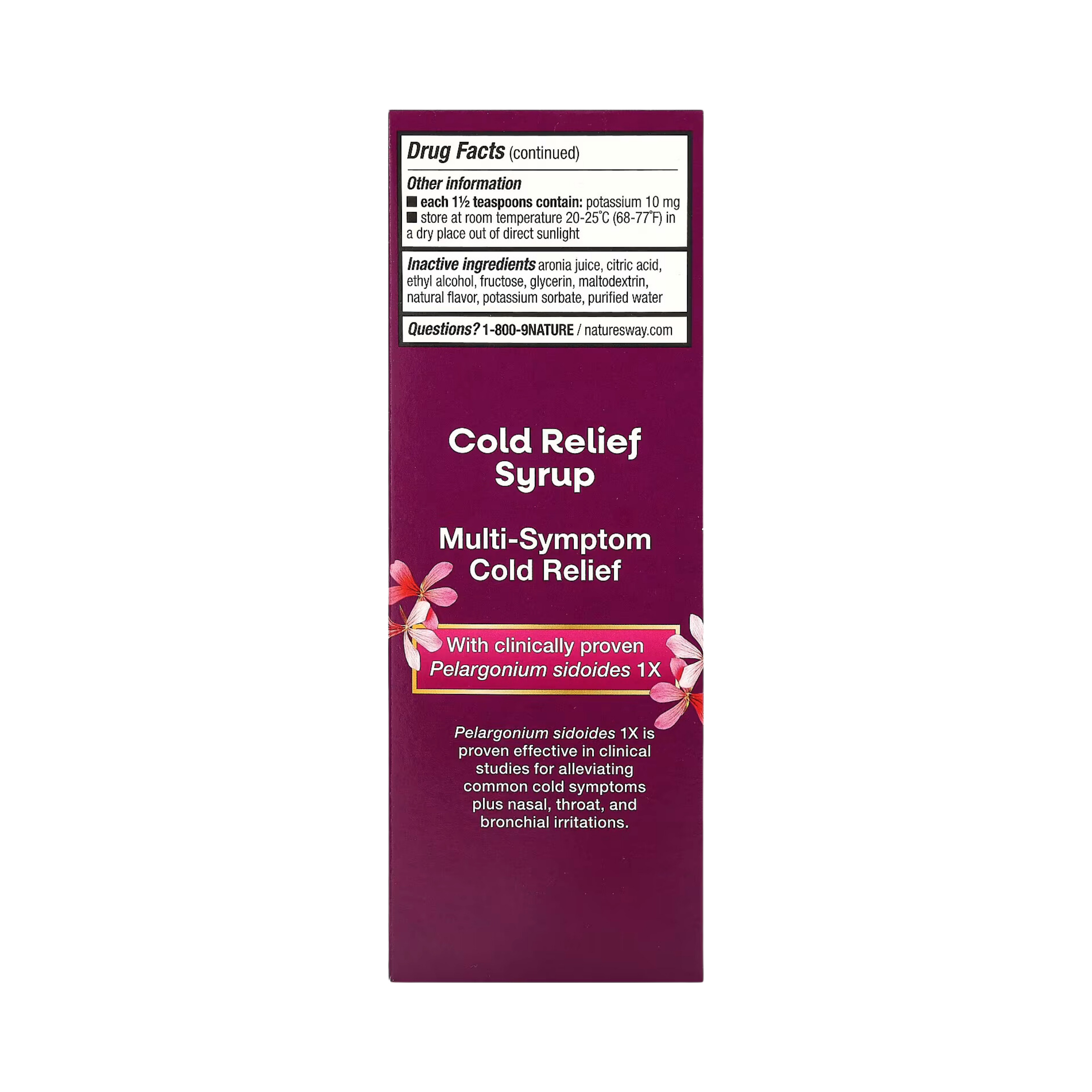 Nature's Way, Cold Relief Syrup, Umcka, Cherry , 8 Fl Oz