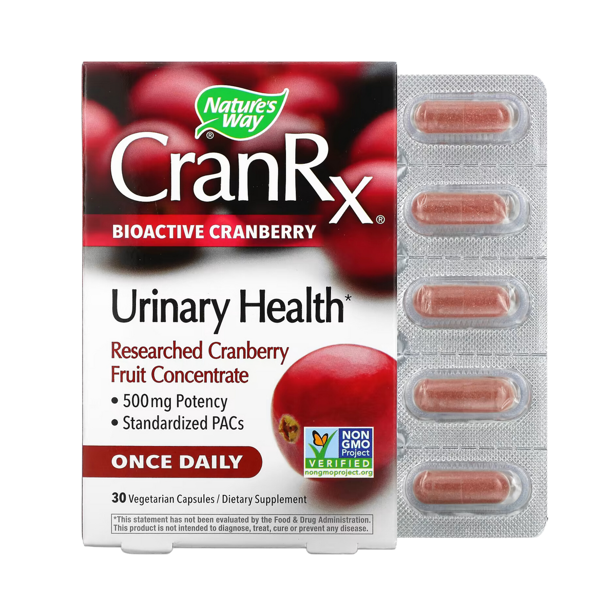 Nature's Way, CranRx BioActive Cranberry, 30 Capsules