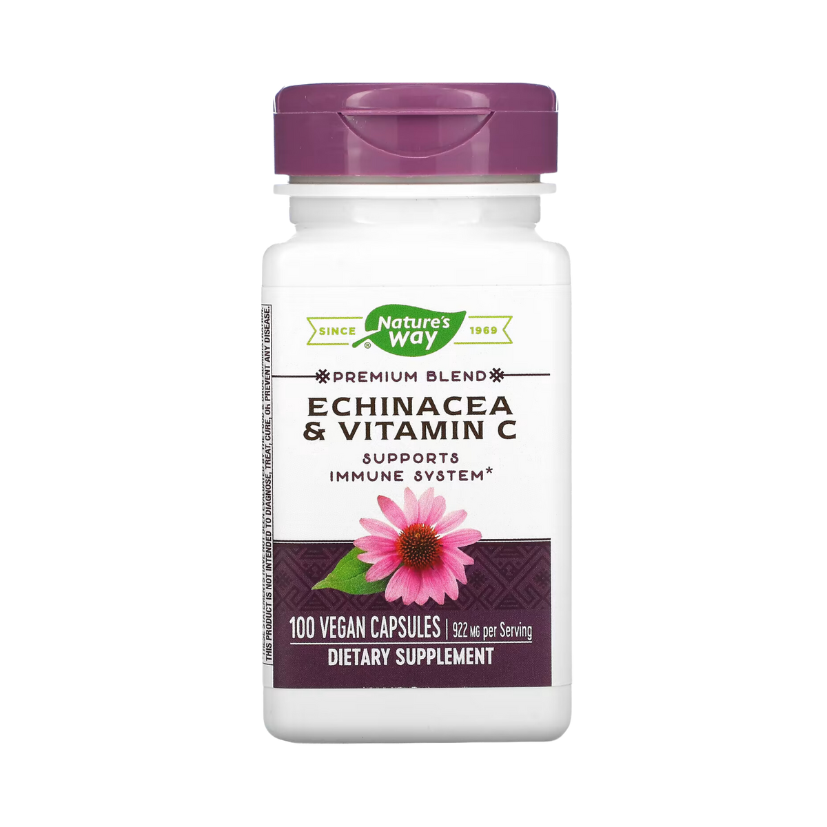 Nature's Way, Echinacea & Vitamin C, 100 Capsules