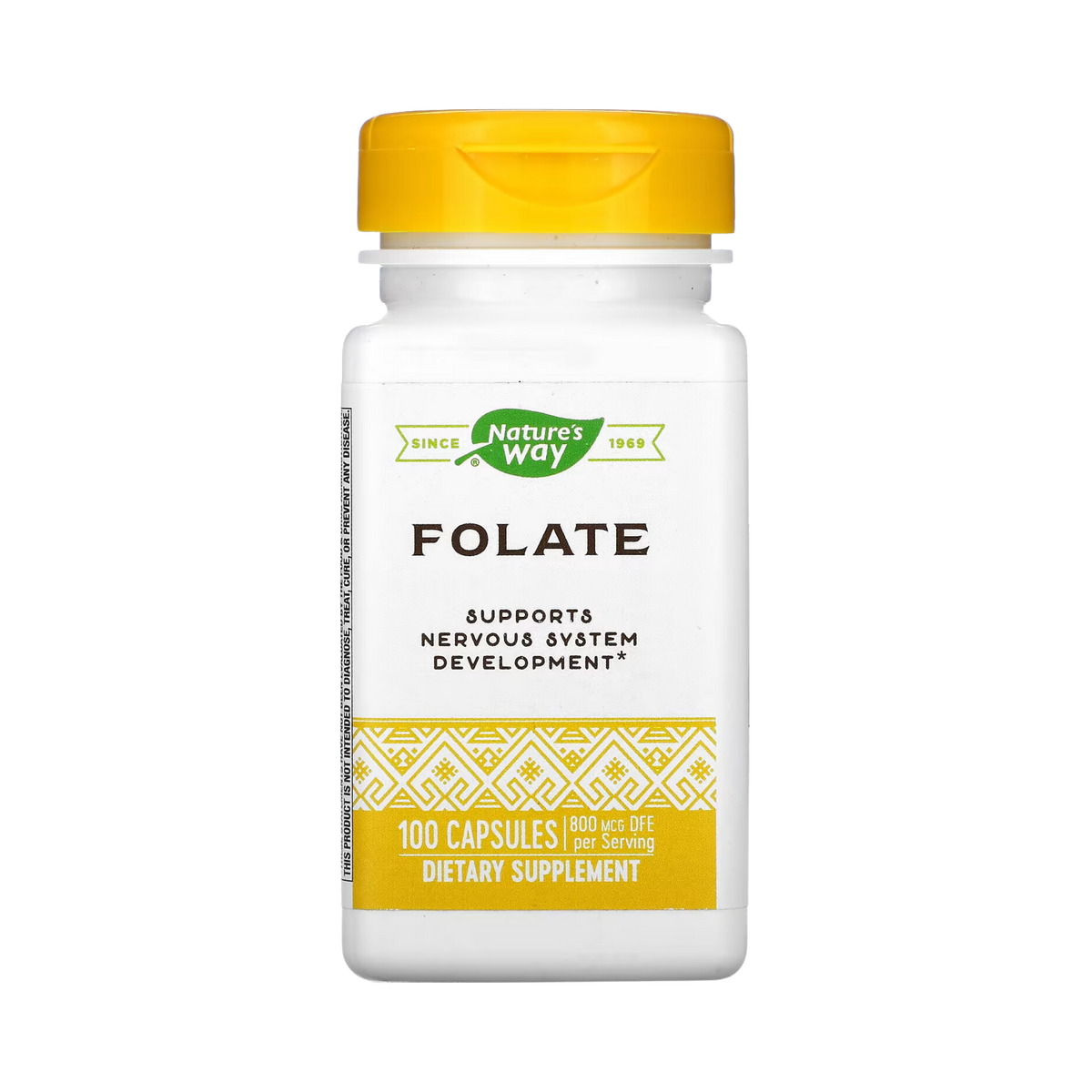 Nature's Way, Folate, 100 Capsules