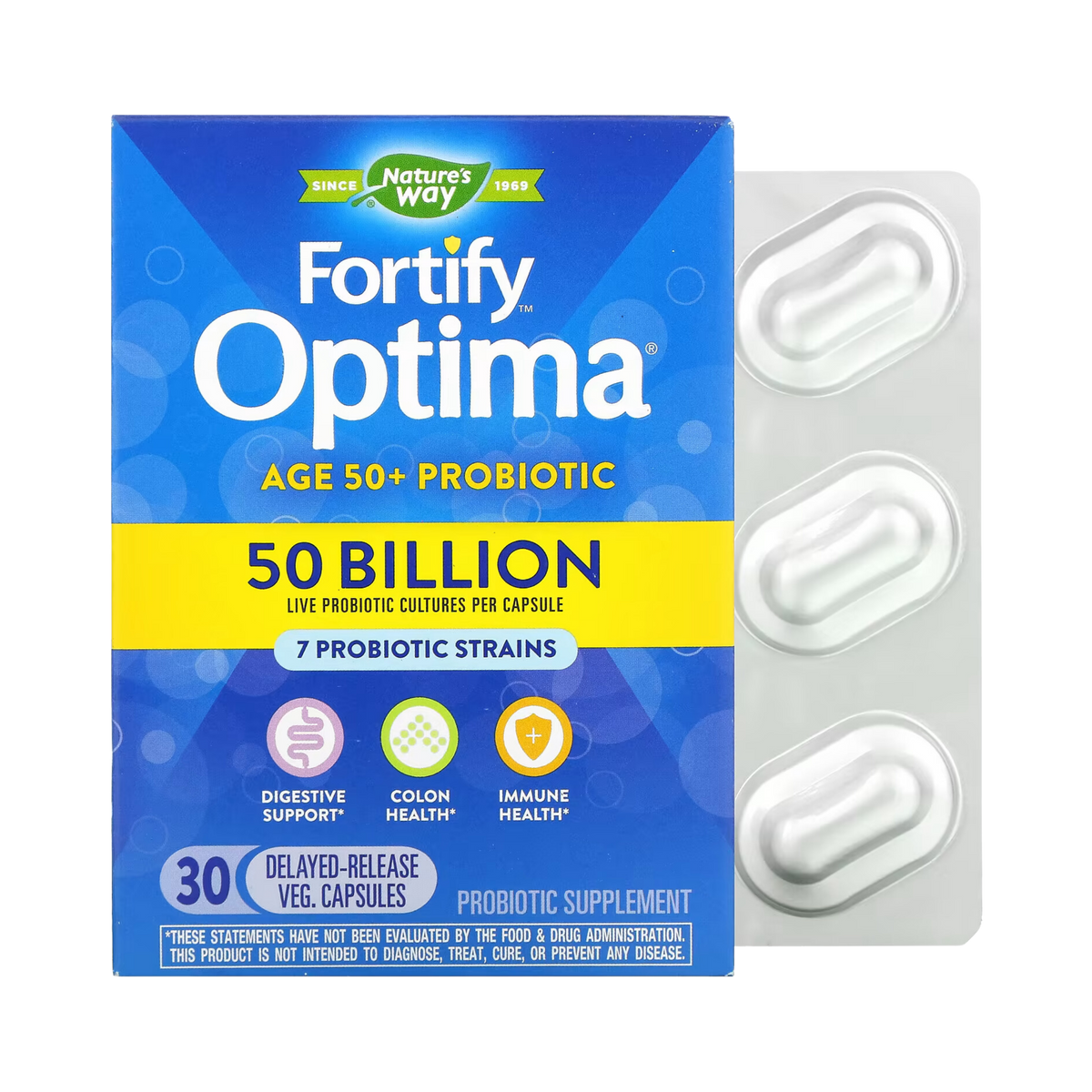 Nature's Way, Fortify Optima Probiotic, 30 Capsules