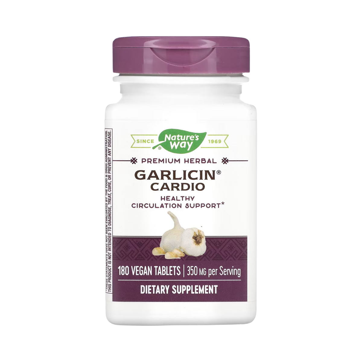 Nature's Way, Garlicin Cardio, 180 Tablets