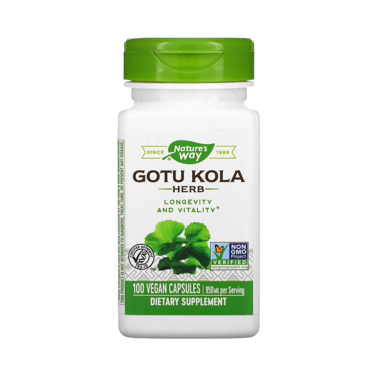 Nature's Way, Gotu Kola, 100 Capsules