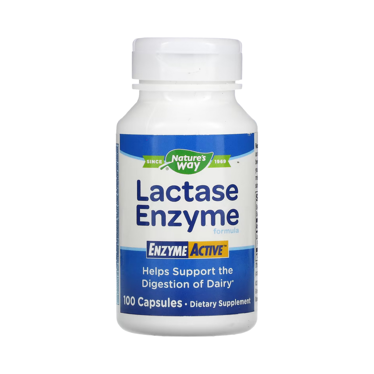 Nature's Way, Lactase Enzyme, 100 Capsules