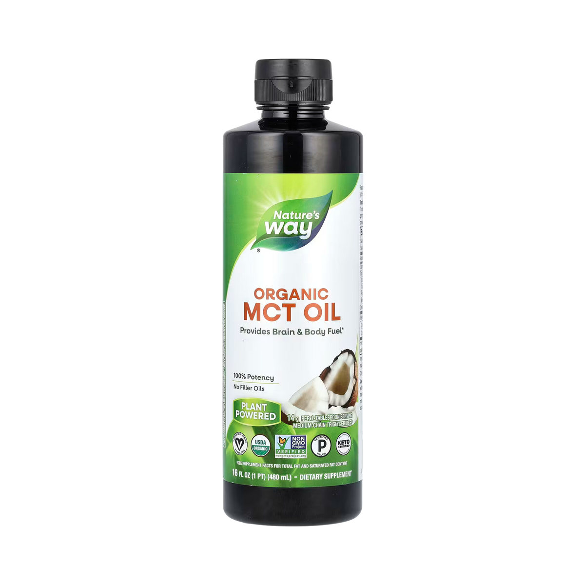 Nature's Way, Organic MCT Oil, 16 Oz