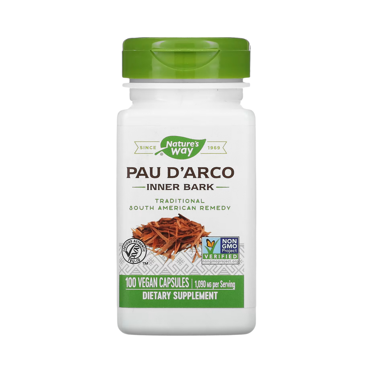 Nature's Way, Pau d’Arco Inner Bark, 100 Capsules