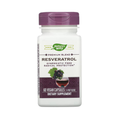 Nature's Way, Premium Blend, Resveratrol, 60 Capsules